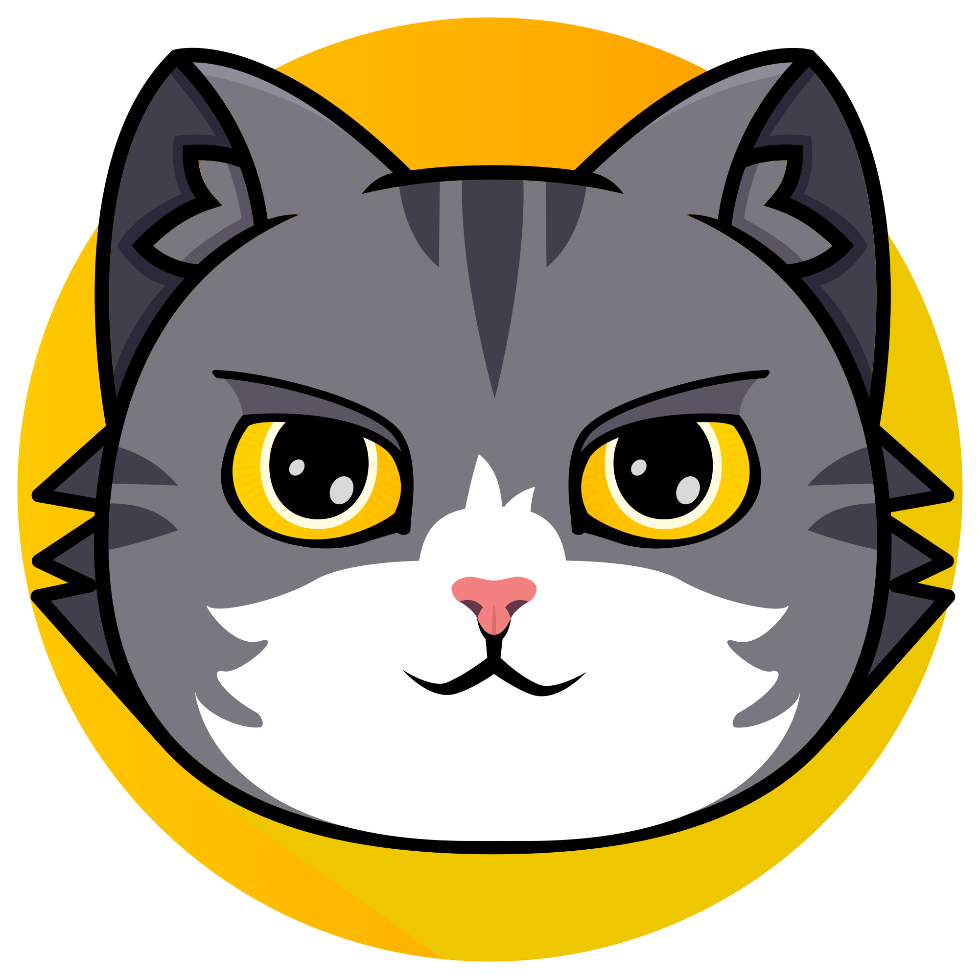 CATCOIN CATS Logo SVG And PNG Files Download Catcoin cats logo svg and png files download