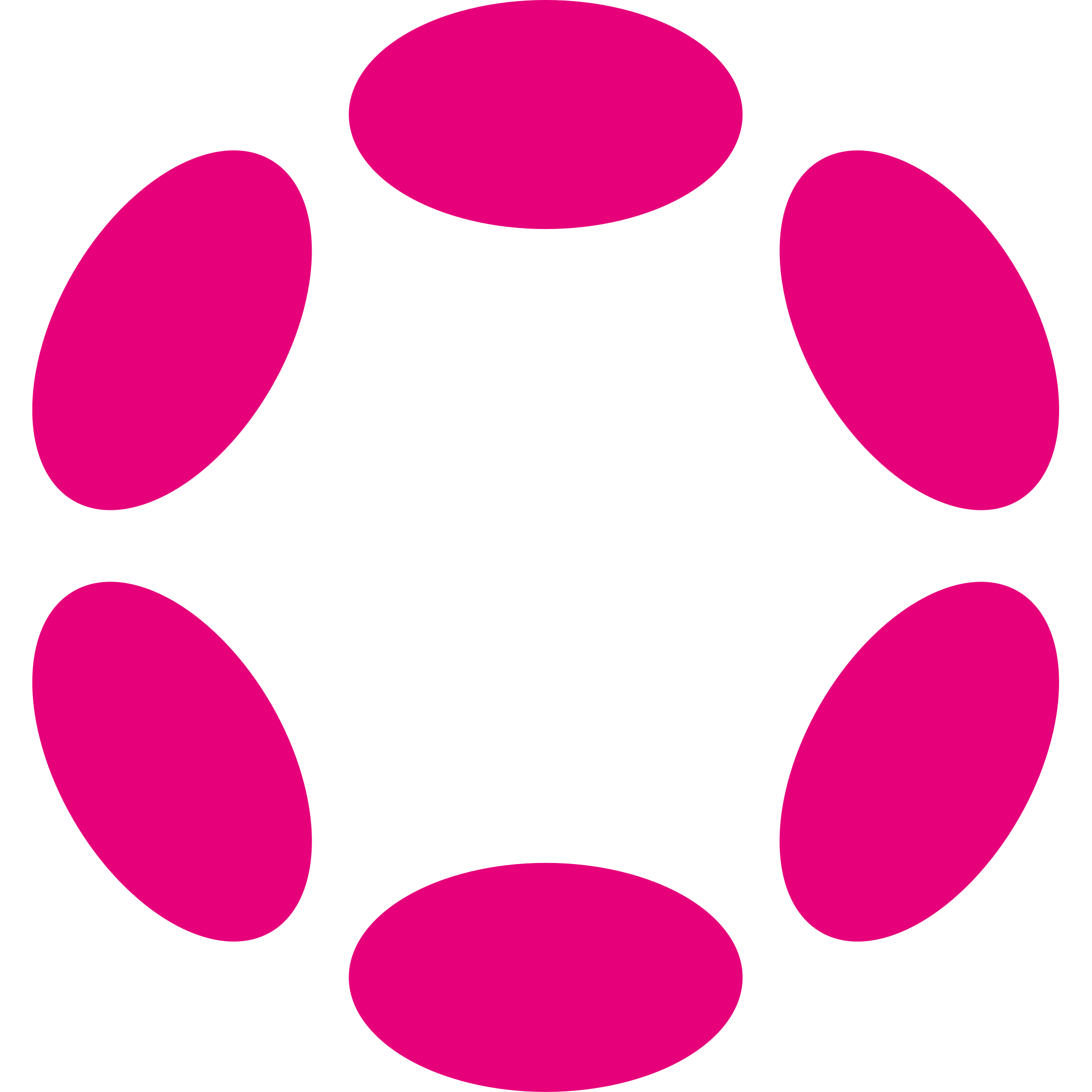 Logotyp för Polkadot